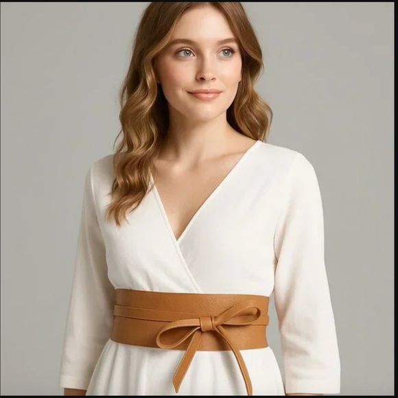 Boutique Accessories - Belt Wrap Around Waist Camel Boho Gypsy Cinched